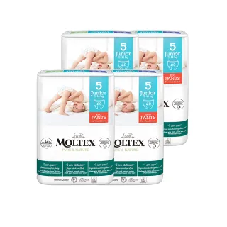【MOLTEX舒比】褲型無慮尿布L-20片x4包-箱購(歐洲原裝進口嬰兒紙尿褲)