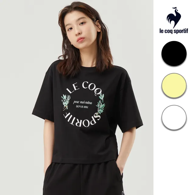 【LE COQ SPORTIF 公雞】休閒潮流短袖T恤 女款-3色-LKT22209