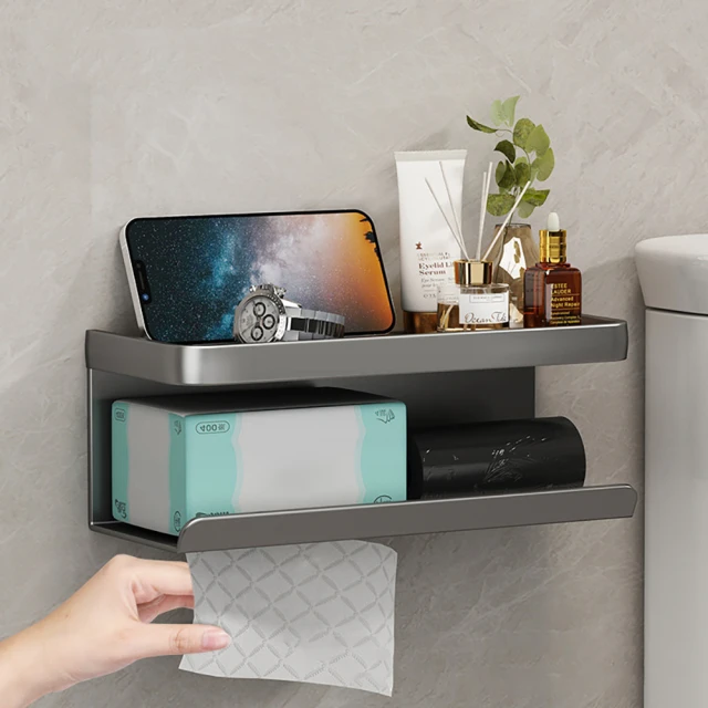 工具王 浴室紙巾盒 不鏽鋼紙巾架 面紙架 抽取式紙巾架 倒掛