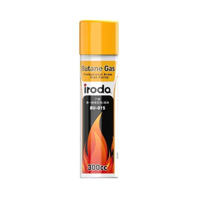 【Iroda】【品牌直營】MJ-300+MJ-352家用輕巧&長型瓦斯點火器+BU-015純淨瓦斯*1(點香器、簡易修繕)