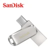 【SanDisk 晟碟】Ultra Luxe Type-C 1TB 雙用隨身碟 銀色