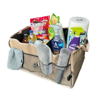 【ON THE ROAD】抗菌防水 大袋鼠後行李箱折疊收納袋(收納 大尺寸 時尚 RV休閒)