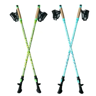 【君好健康實業】BEARLIKES北歐式健走杖(碳纖維、握把軟木、全方位運動)