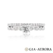 【AURORA 歐羅拉】GIA 30分F color八心八箭天然真鑽 PT950鉑金台 鑽戒女戒婚戒套戒 飛翔(一戒三戴)