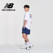 【NEW BALANCE】NB 厚磅反光標語短袖上衣_男性_白色_MT41554WT(美版 版型偏大)