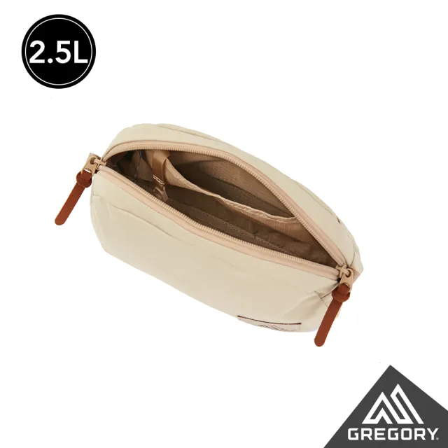 【Gregory官方直營】2.5L LADYBIRD CROSSBODY 肩背包 沙色(小物包 小廢包 隨身包 旅行小包)