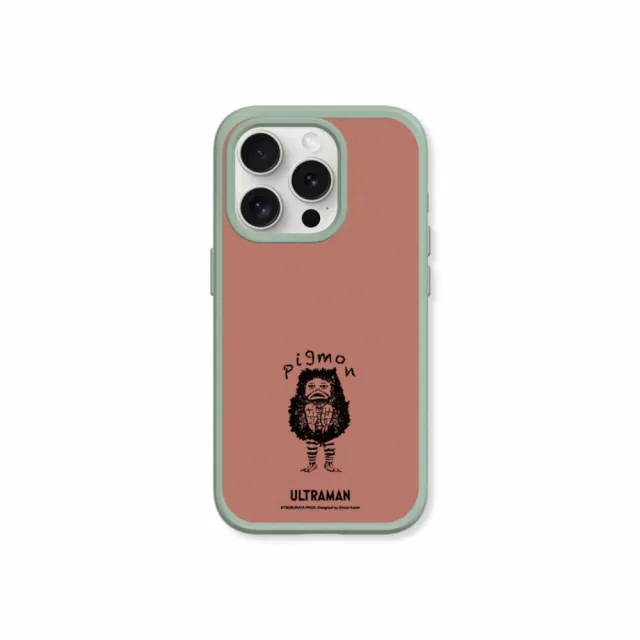 【RHINOSHIELD 犀牛盾】iPhone 15系列 SolidSuit防摔背蓋手機殼/怪獸-皮古蒙(超人力霸王)