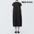 【MUJI 無印良品】女透氣彈性泡泡紗法式袖洋裝(共2色)