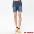 【BOBSON】男款褲口反折短褲(261-53)