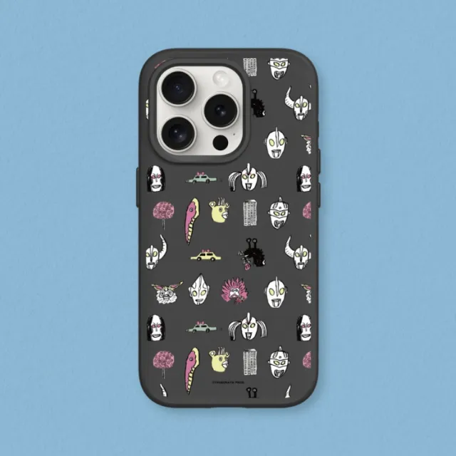 【RHINOSHIELD 犀牛盾】iPhone 13系列 SolidSuit MagSafe兼容 磁吸手機殼/超人力霸王手繪圖鑑(超人力霸王)