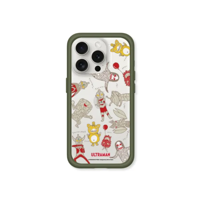 【RHINOSHIELD 犀牛盾】iPhone 15系列 Mod NX邊框背蓋手機殼/超能出擊(超人力霸王)