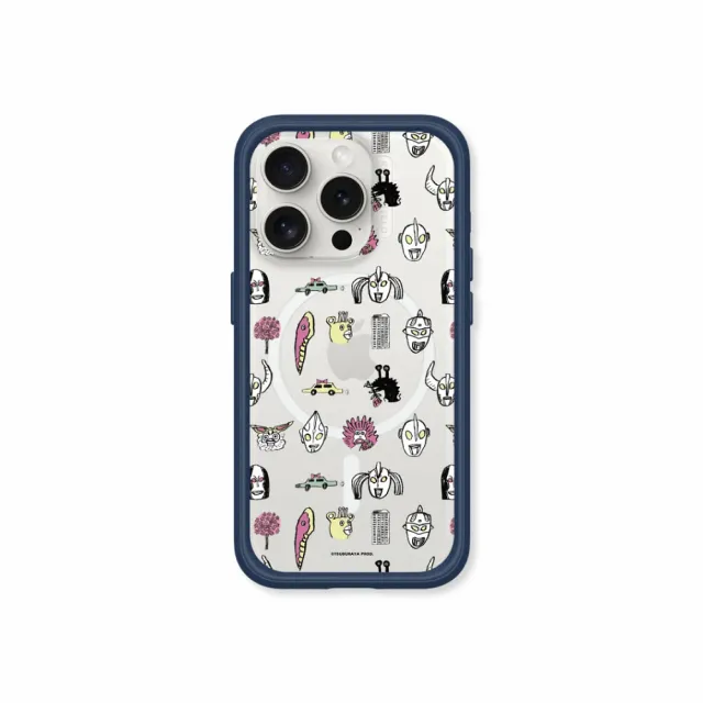 【RHINOSHIELD 犀牛盾】iPhone 15系列 Mod NX MagSafe兼容 手機殼/超人力霸王手繪圖鑑(超人力霸王)