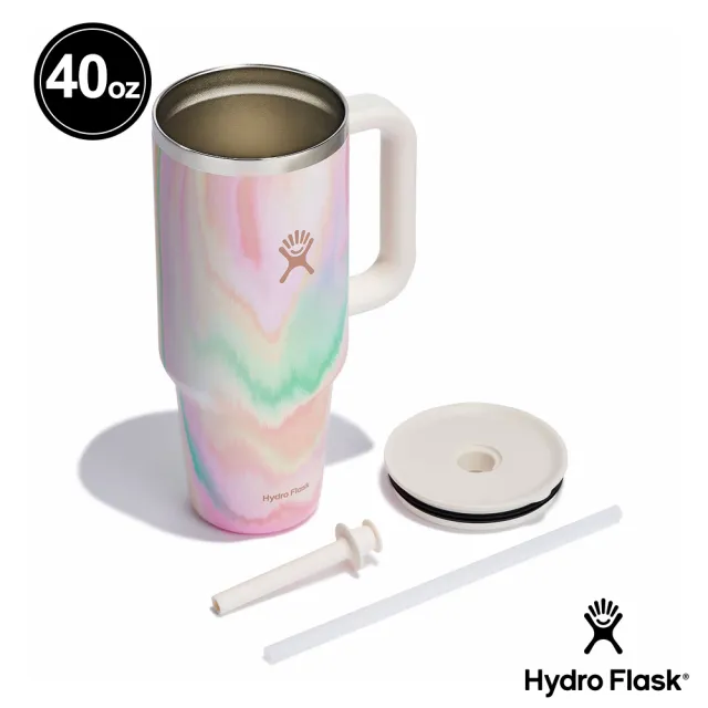 【Hydro Flask】Sugar Rush 40oz/1182ml 吸管 冰霸杯 隨手杯(大容量 提把 保冷 保冰 保溫)