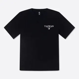 【CONVERSE】TAIWAN CITY TEE 短袖上衣 男女 黑色 珍珠奶茶設計(10027251-A01)