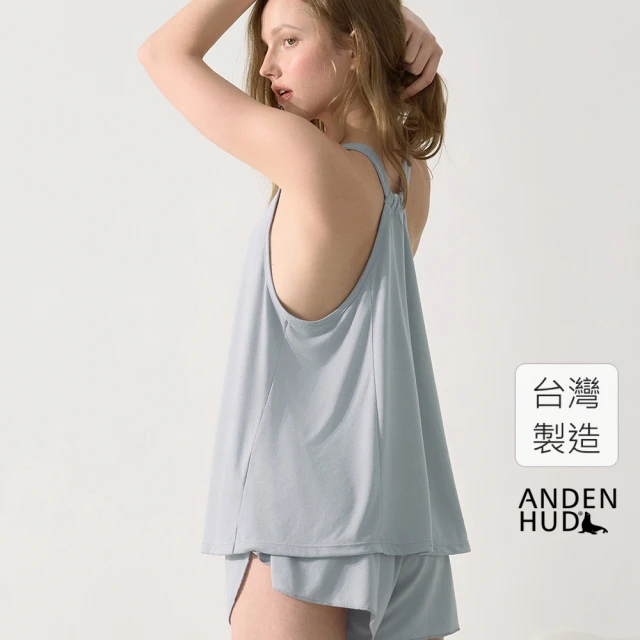 MFN 蜜芬儂 台灣製-素色無袖睡衣(洋裝/衣褲)好評推薦