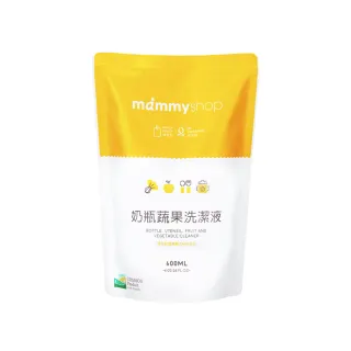 【媽咪小站】奶瓶蔬果洗潔液補充包-600ml/包