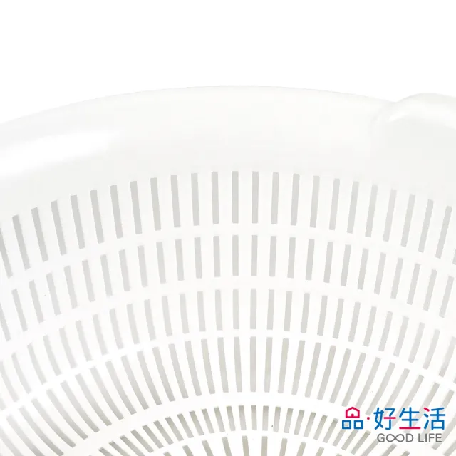 【GOOD LIFE 品好生活】日本製 純白橢圓形濾水籃(日本直送 均一價)