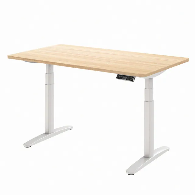 【Flexispot】三節磁吸式電動升降桌120x60桌組(磁吸式理線盤)