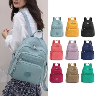 【Sayaka 紗彌佳】後背包 日本百搭 大容量輕量設計 防潑水 行李箱拉桿包 可掛式 後背包(防