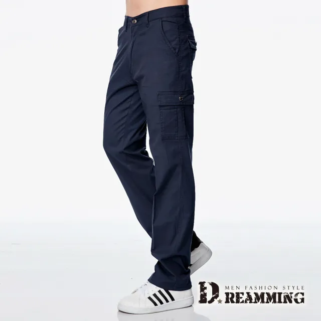 【Dreamming】超輕薄多口袋伸縮休閒長褲 涼感 工作褲(共四色)