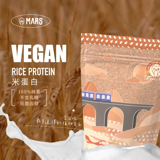 【MARS 戰神】VEGAN 米蛋白(經典奶茶/33.3份)