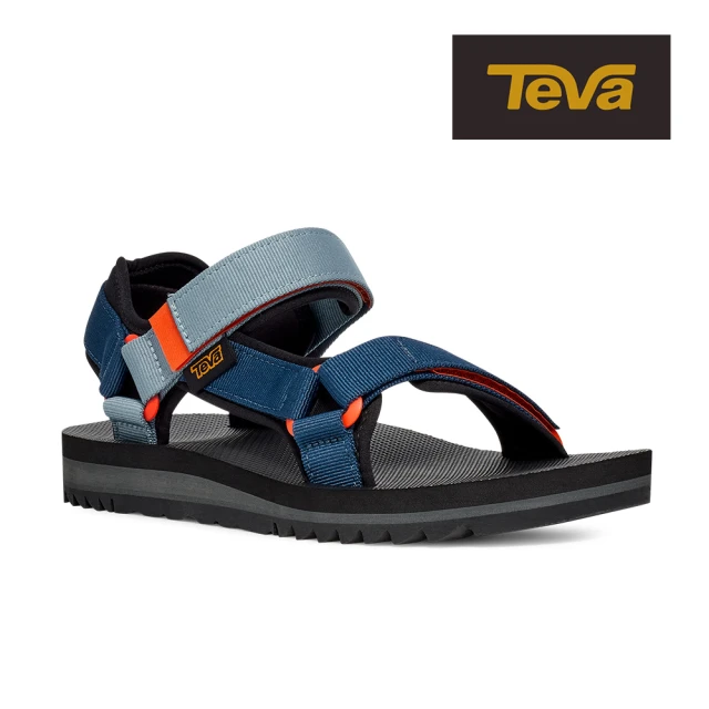 TEVA 男涼鞋 多功能經典運動涼鞋/雨鞋/水鞋 Universal Trail 原廠(多彩蛋石藍-TV1106786BLPLM)