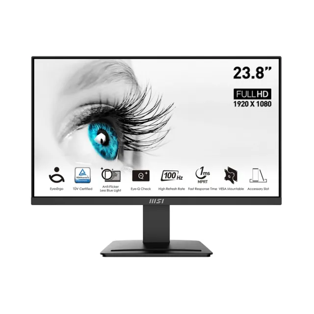 【MSI 微星】(5入組)PRO MP2412 24型 VA 100Hz 美型螢幕(TUV護眼)