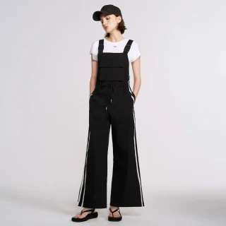 【MOMA】工裝吊帶連身褲(黑色)