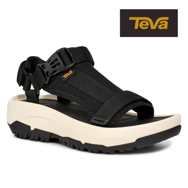 TEVA 女涼鞋 機能運動中厚底涼鞋/雨鞋/水鞋 Hurricane XLT2 Ampsole Volt 原廠(黑白色-TV1155030BKWH)