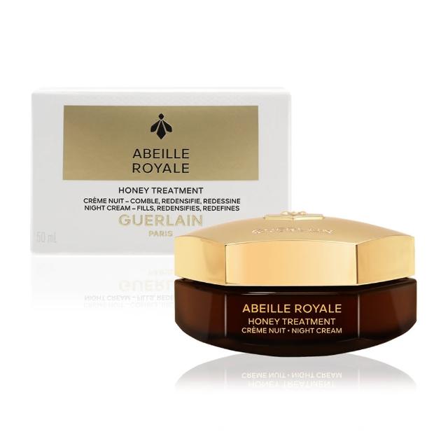 GUERLAIN 嬌蘭 皇家蜂王乳蜂蜜修護黑霜為高階保養系列，富含蜂王乳與蜂蜜成分，提供深度修護與滋養，適合各種膚質使用。50ml容量，為面部與眼部設計，具有強效保濕與抗老功效，為您帶來絲滑柔嫩的肌膚觸感。國內專櫃公司貨，品質保證。