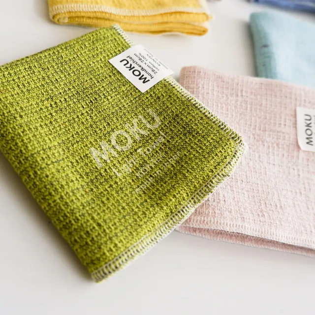 【KONTEX】原廠正貨 100%日本製 MOKU 系列輕薄速乾吸水小手帕(出門必備、輕薄透氣速乾) 28x28cm