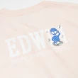 【EDWIN】男裝 外星人DJ短袖T恤(淡粉紅)