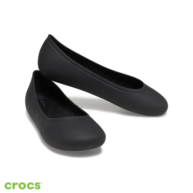 【Crocs】女鞋 布魯克林平底鞋(209384-001)