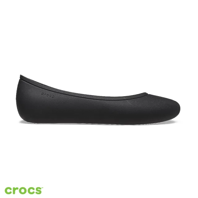 【Crocs】女鞋 布魯克林平底鞋(209384-001)