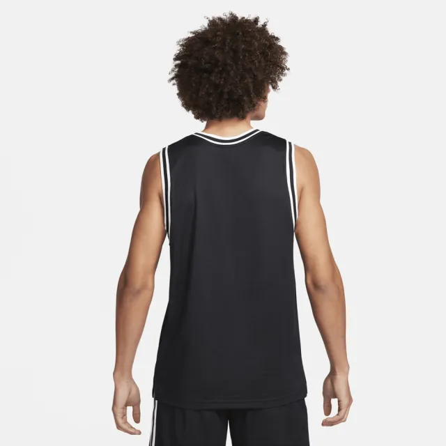 【NIKE 耐吉】籃球背心 上衣 球衣 運動 男 女 AS M NK DF DNA JERSEY 黑色(FQ3708010)