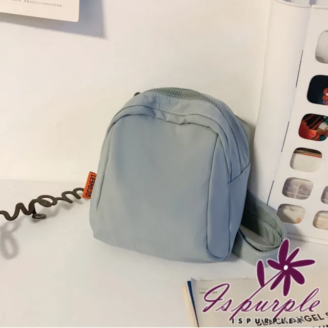 【iSPurple】雙11 時尚潮韓*簡約素面單肩側背手機零錢隨身小包(顏色可選)