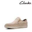 【Clarks】男款Hodson Step 縫線設計彈性大底便鞋(CLM72160C)