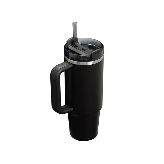 【Stanley】冒險系列 吸管隨手杯2.0 0.88L 消光黑(10-10827-541)