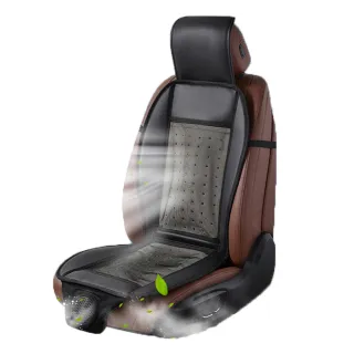 【西格傢飾】汽車吹風涼爽坐墊(12V轎車適用 涼感)