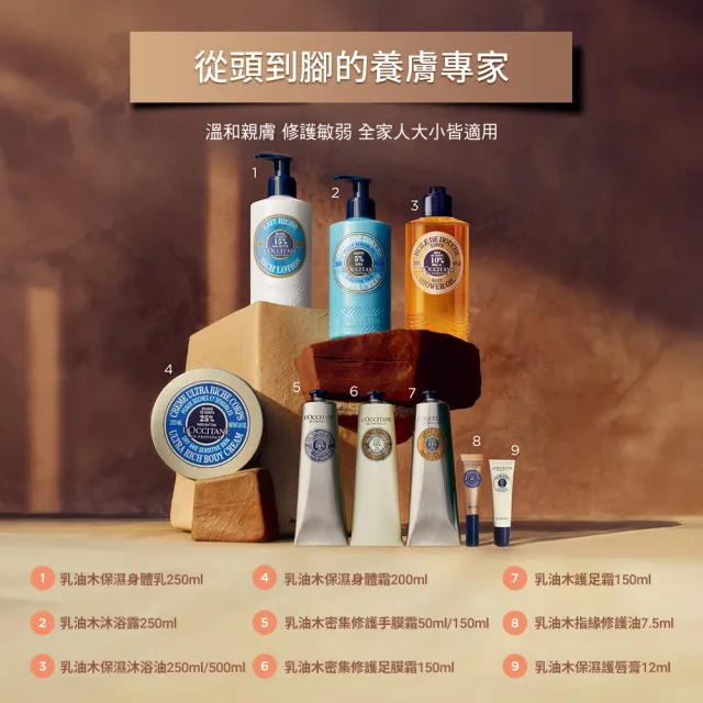 【L’Occitane 歐舒丹】官方直營 乳油木保濕護唇膏12ml