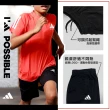 【adidas 愛迪達】KID套裝 吸濕排汗短袖+透氣五分褲(兒童 短T 短褲 運動 休閒 大童 男童 女童 彈性 快乾)