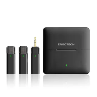 【Ergotech 人因科技】E520 一對二專業級領夾式無線麥克風(無線麥克風)