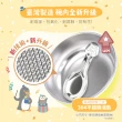 【KOM】新升級-嘉年華款矽膠兒童隔熱碗13cm-企鵝2入(不鏽鋼兒童碗-台灣製-碗內升級)