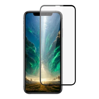 IPhoneX XS 11PRO保護貼全滿版鋼化玻璃膜高清黑邊鋼化膜保護貼玻璃貼(2入IPHONE11PRO保護貼)