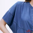 【BRAPPERS】女款 防曬涼感系列-防曬涼感牛仔洋裝(深藍)