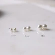 【MiiK】925銀針 耳環 抗敏 單珍珠耳環《經典珍珠-0.6公分》(銀針耳環 珍珠耳環 韓系 韓飾)