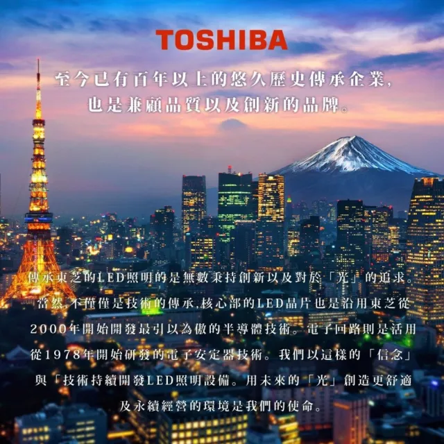 【TOSHIBA 東芝】6入 光耀 9.5W LED燈泡 E27 省電燈泡(白光/中性光/黃光)