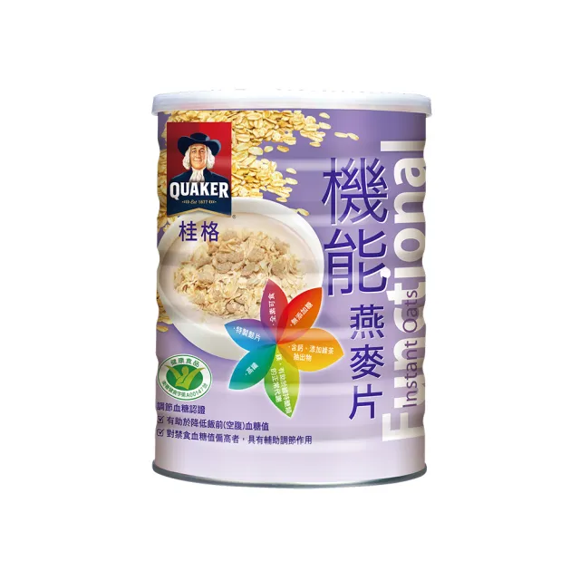 【桂格完膳】機能燕麥片700g×2罐