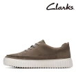 【Clarks】男鞋Torhill Tie後提帶設計潮流厚底餅乾鞋 厚底鞋(CLM73954C)