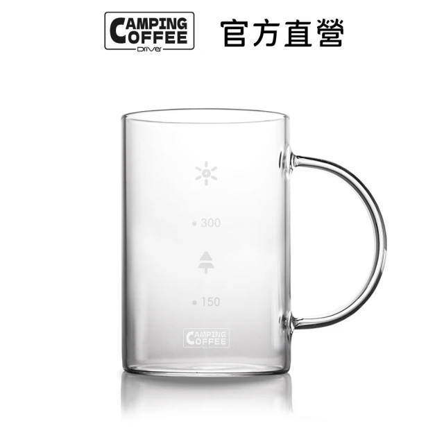 Driver Camping 耐熱玻璃杯-400ml(玻璃杯 茶杯 平口杯 茶壺 咖啡杯)